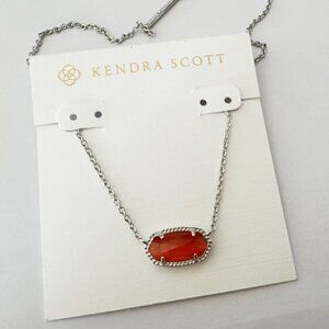 Kendra Scott Oval Orange Cat��s Eye Necklace